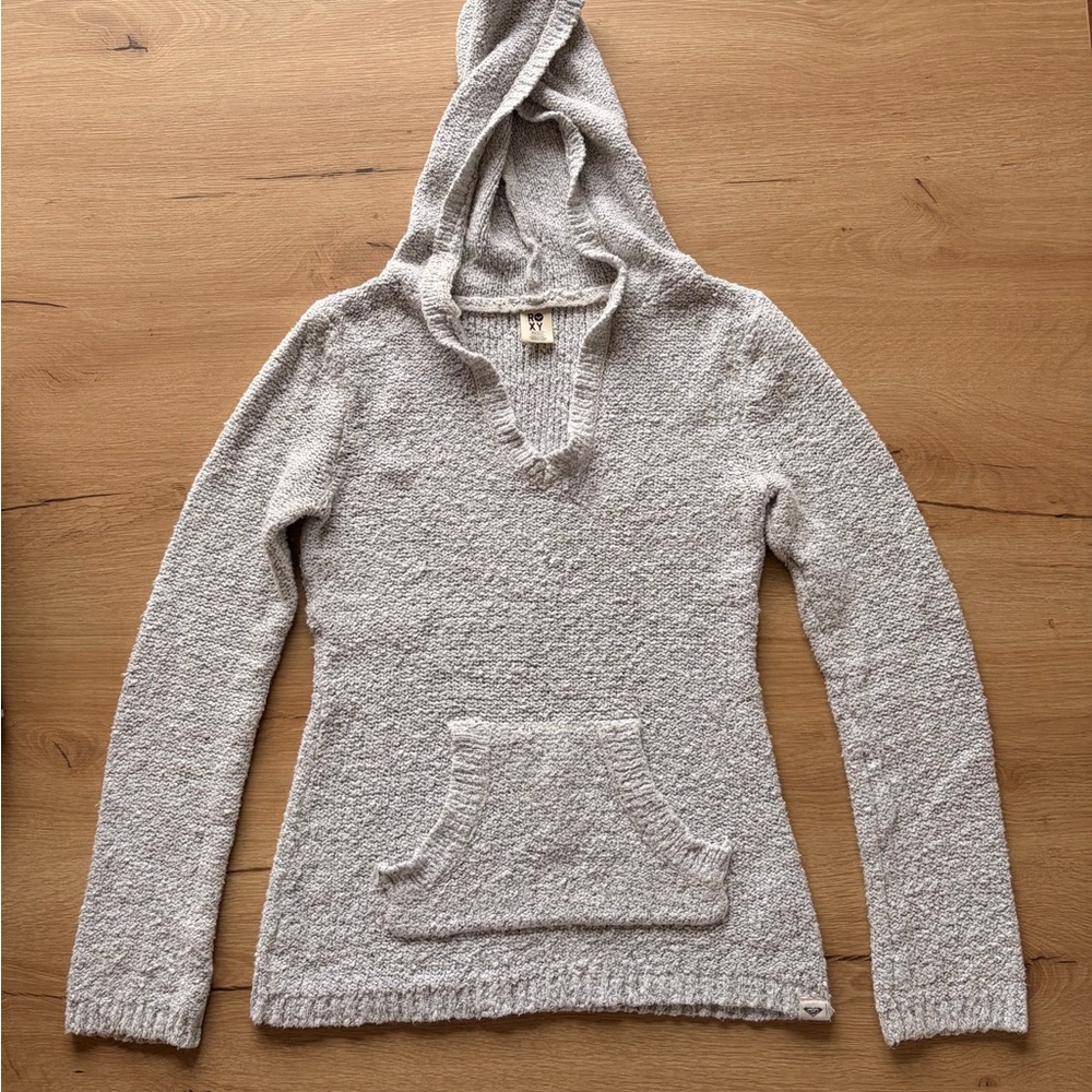 Roxy White Knit Sweater